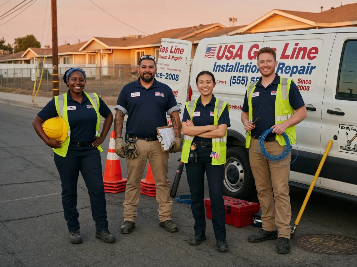 Gas Line Installation company in Redmon, IL